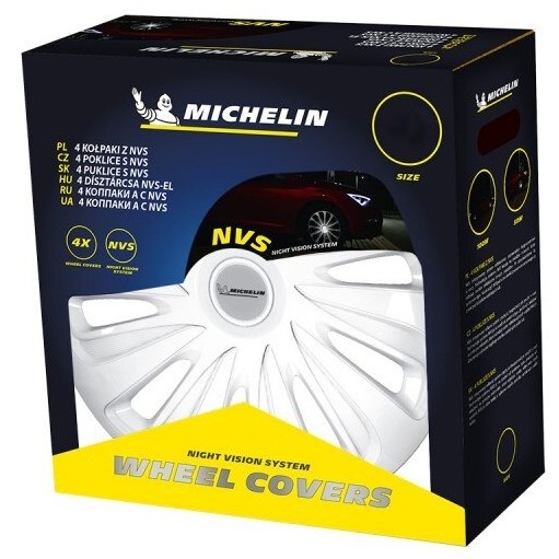 Set 4 Buc Capace Roti Michelin Caliber White 17" 17012